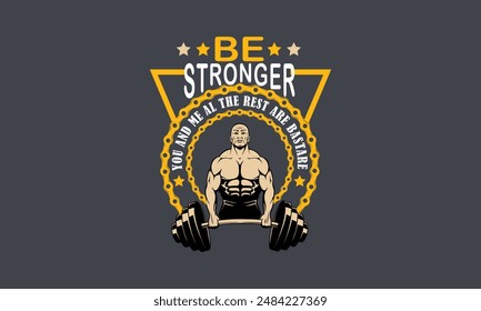 fitness man custom t shirt design