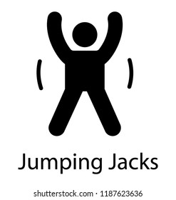 jumping jack clipart