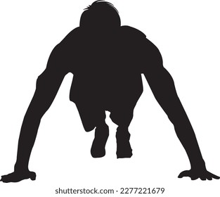 Fitness man doing push ups vector illustration isolated on a white background , 
push up position for chest