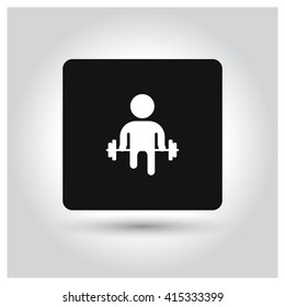 fitness man icon