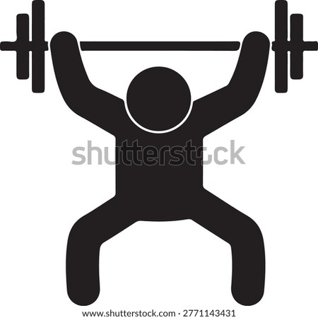 Fitness man lifting weights, strong athlete training, bodybuilding workout, gym exercise, strength power.