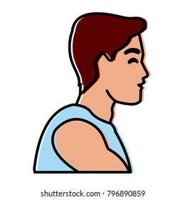 Fitness man profile