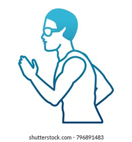 Fitness man profile