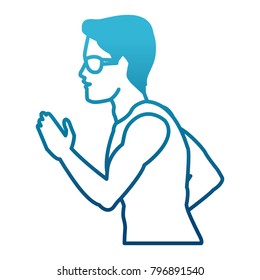 Fitness man profile