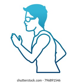 Fitness man profile
