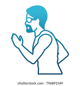 Fitness man profile