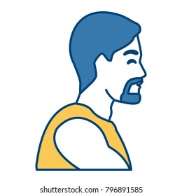 Fitness man profile