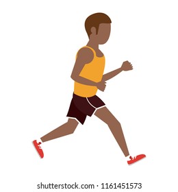 Fitness Man Running Stock Vector (Royalty Free) 1161451573 | Shutterstock