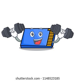 Fitness memory card character cartoon