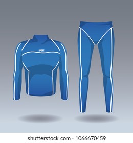 Fitness men jacket and pants
