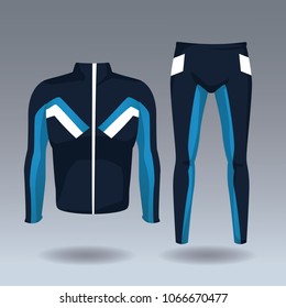 Fitness men jacket and pants