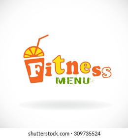 Fitness menu logo