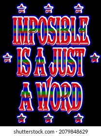 Fitness motivation quote, Imposible, inspire, motivate