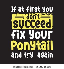 Fitness motivation quote lettering design
