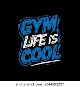 Fitness motivational graffiti typography t-shirt design print