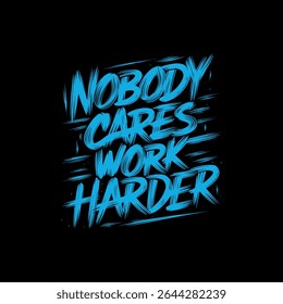 Fitness motivational graffiti typography t-shirt design print