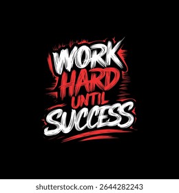 Fitness motivational graffiti typography t-shirt design print