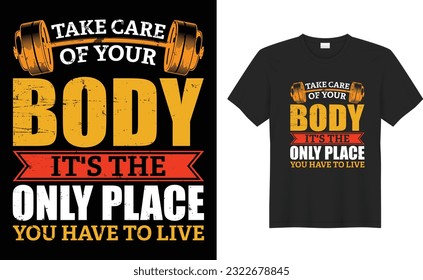 La tipografía motivacional de fitness Diseño de camisetas editable Print Perfect Vector. El ejercicio de gimnasia personalizado merchandising Workout color shirt mug, chicos y chicas, plantilla de diseño y concepto.