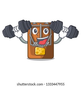 Fitness mousetrap in the a character shape