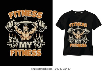 Fitness is my therapy t-shirt design, Gym  Workout T-Shirt Design, fit, bodybuilding, training, fitness motivational typography T-Shirt, custom t-shirt design.