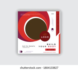 Fitness Offer Web Banner Design
