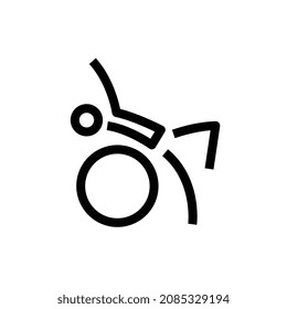 fitness outline icon vector illustrations