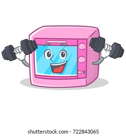 Fitness oven microwave character cartoon