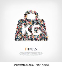fitness people crowd