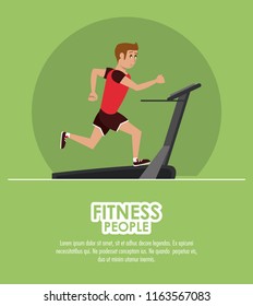 Fitness people poster