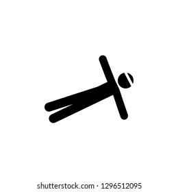 fitness, plank icon. Element of fitness illustration. Signs and symbols icon can be used for web, logo, mobile app, UI, UX on white background