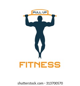 Fitness Pull Up Bands Vector Illustration