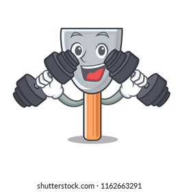 Fitness putty blade character cartoon