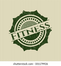 Fitness rubber seal with grunge texture