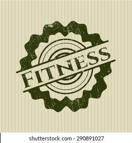 Fitness rubber stamp