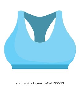 Fitness run bra icon cartoon vector. Sport accessories. Workout item success