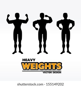 fitness seal over blue background vector illustration 