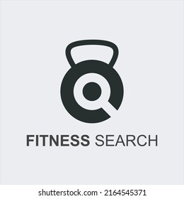 fitness search logo or gym logo