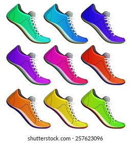 Fitness shoe multicolor