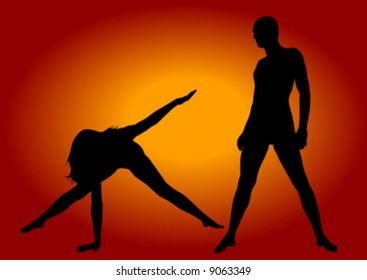 fitness silhouette