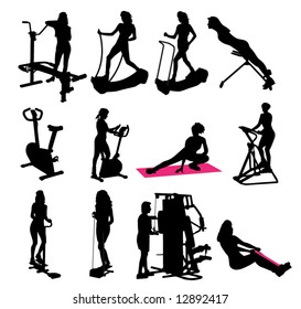 Fitness silhouettes
