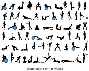 Fitness silhouettes