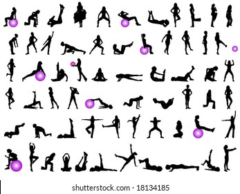 Fitness silhouettes