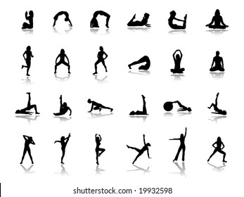 Fitness silhouettes