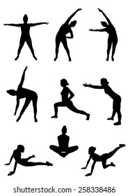 Fitness silhouettes