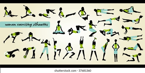 fitness silhouettes