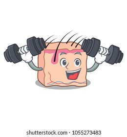 Fitness skin character cartoon style