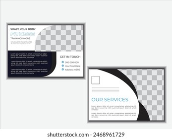 Fitness social media post banner template.


