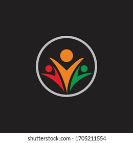 Fitness social relationship sport people and communication web Icons set and vector logos