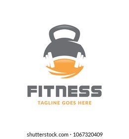 Fitness Sport Body Building Logo Icon Vector Template