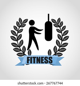 fitness sport design, vector illustration eps10 graphic 